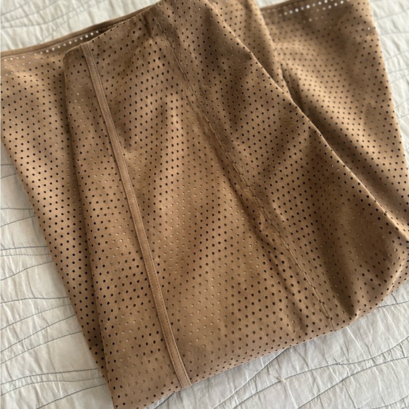 Theory Tan Midi Skirt - Picture 5 of 6